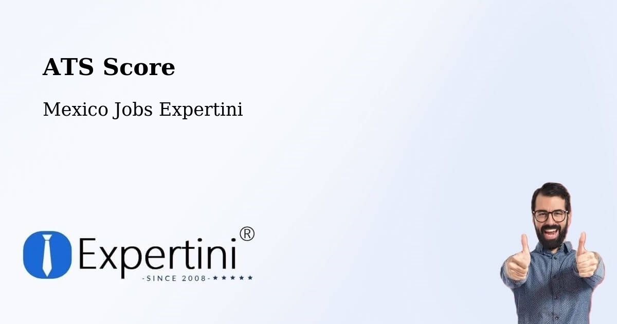 Resume ATS Score & Job Description Match Tool – Antón Lizardo - Mexico Jobs Expertini